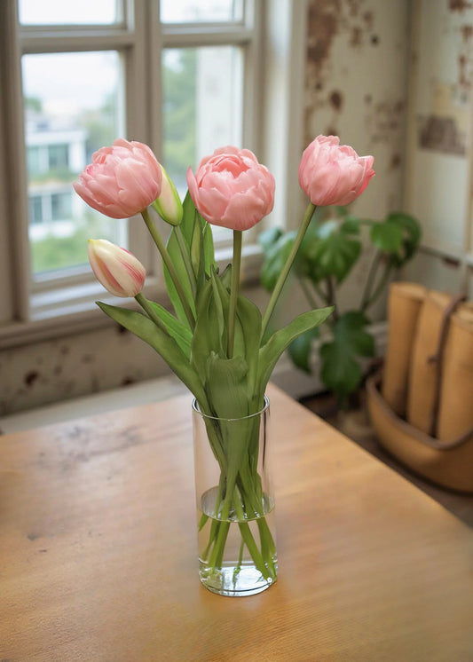 15" FRESH TOUCH AVANT GARDE PEONY TULIP BUNDLE