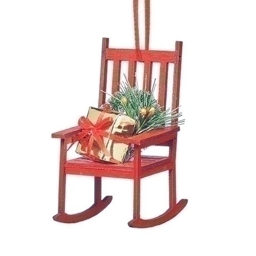 5"H Rocking Chair Ornament - Holiday Tradition