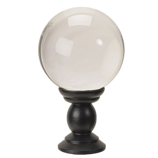 Clear Crystal Ball on Stand