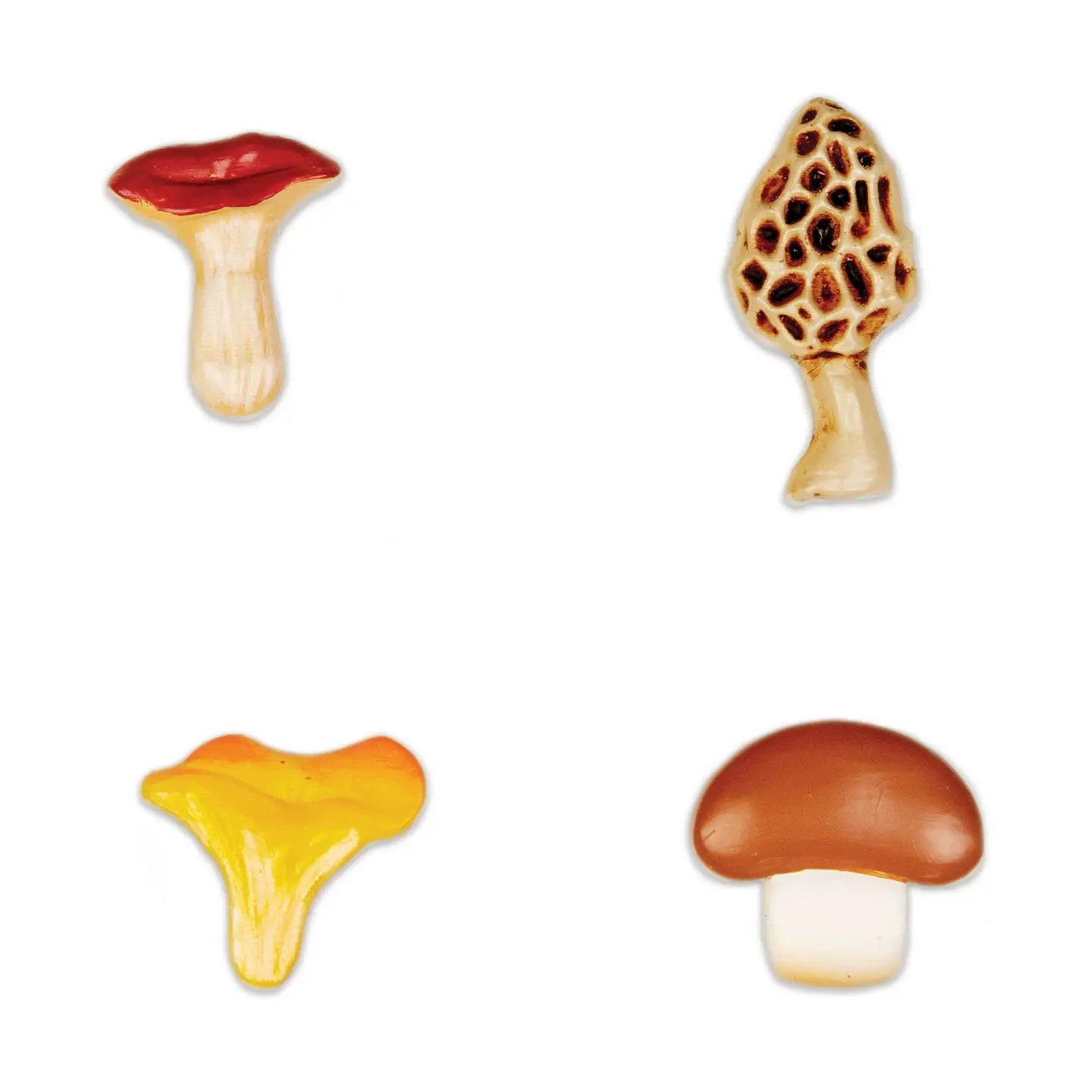 Mushroom Magnets Set of 4