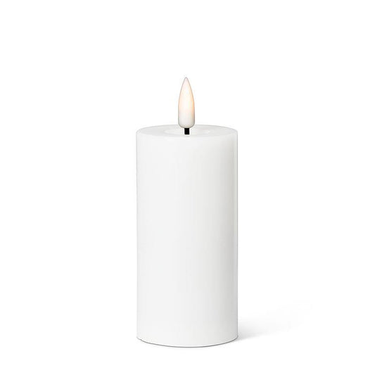 White LED Pillar Candle
