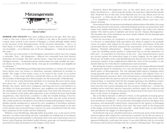 Edgar Allan Poe Short Stories Gothic Fantasy