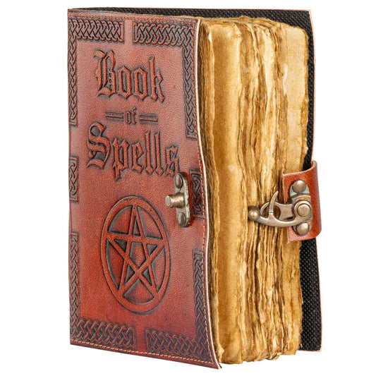Book of Spells Leather Journal