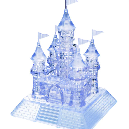 3D Deluxe Crystal Puzzle - Clear Castle