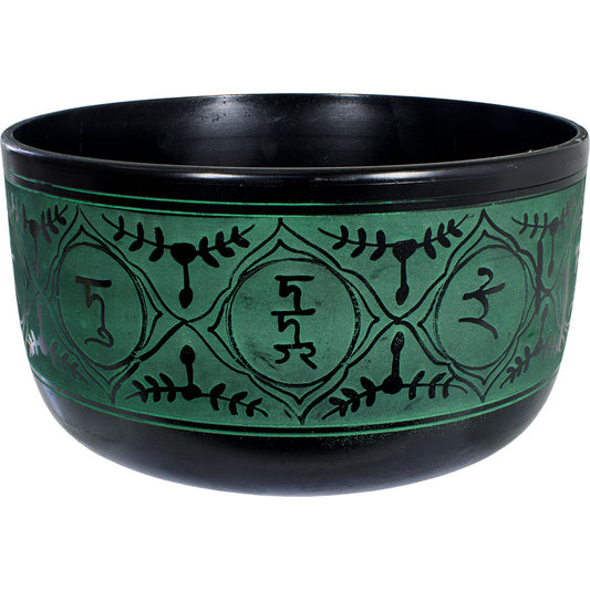 Singing Bowl - Flat Green Tara
