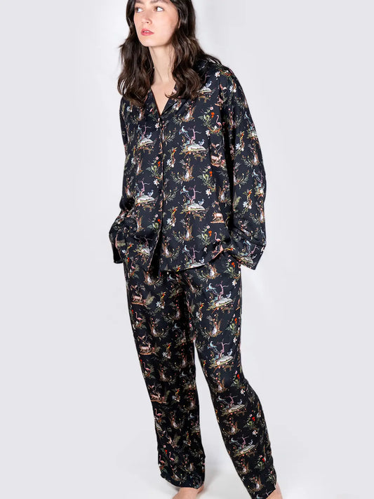 Fable Wonderland Black Pajamas
