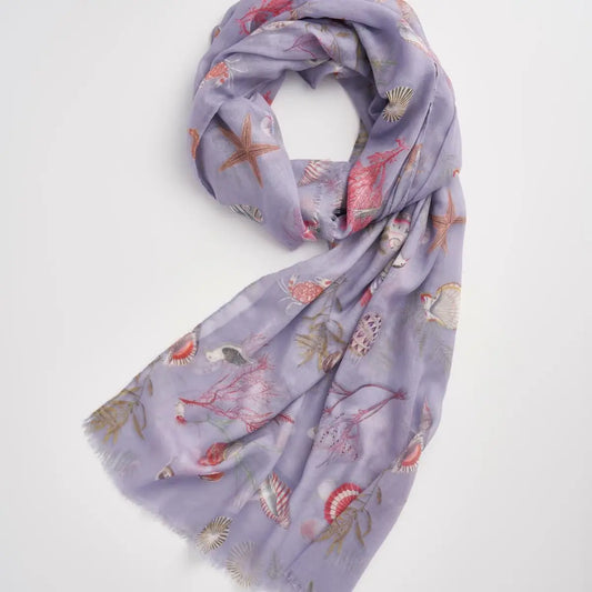 Fable Whispering Sands Powder Blue Lightweight Scarf