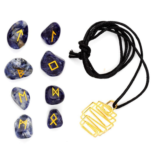 Make Your Own Rune Gemstone Necklace Kit
