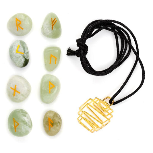 Make Your Own Rune Gemstone Necklace Kit