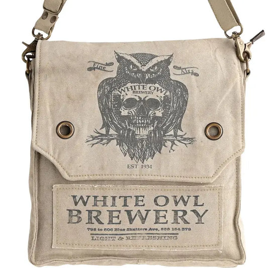 White Owl Brewery Shoulder/ Crossbody Bag