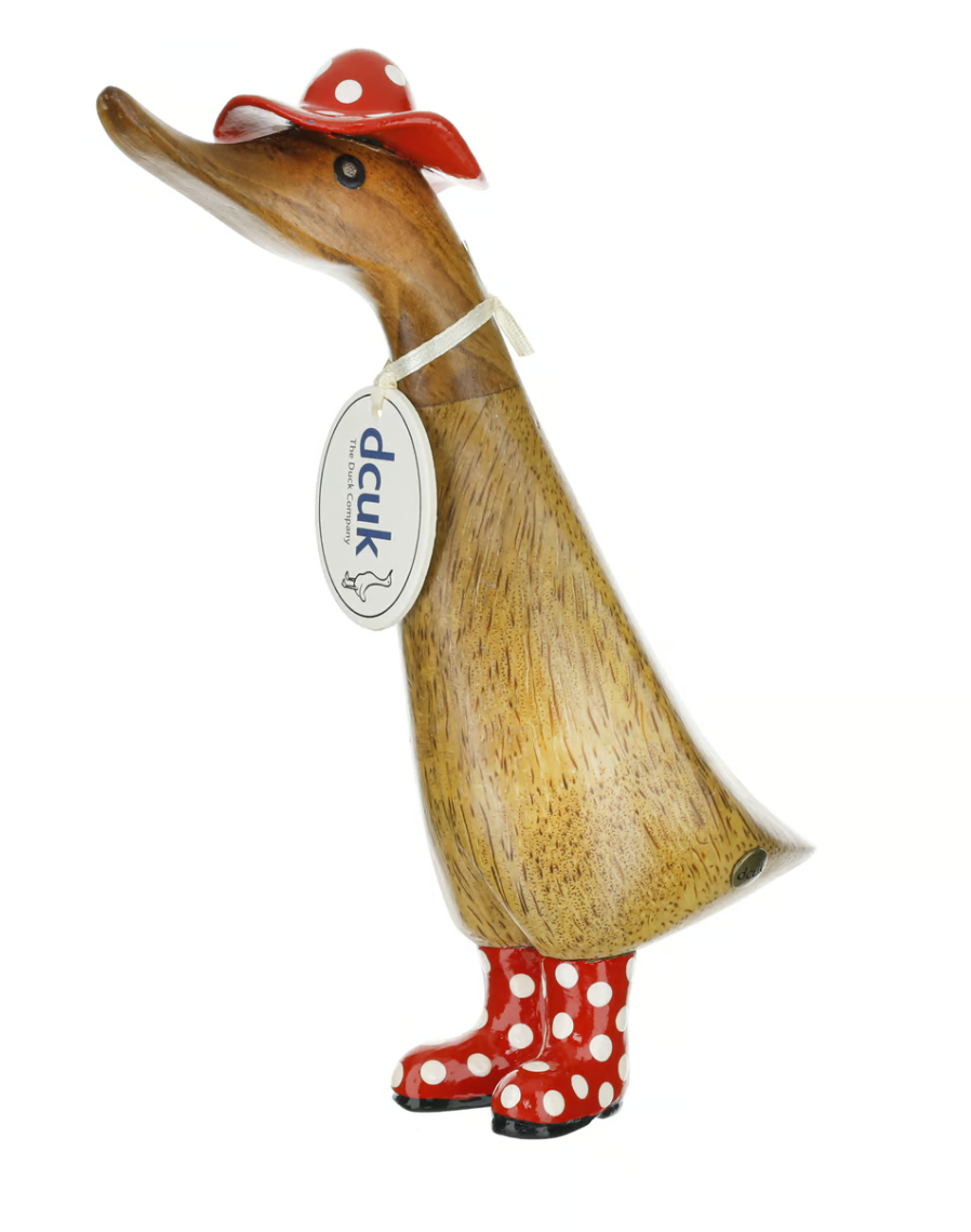 Spotty Hat & Boots Duckling