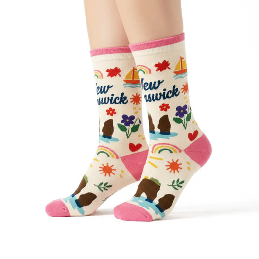 New Brunswick Canada Crew Socks