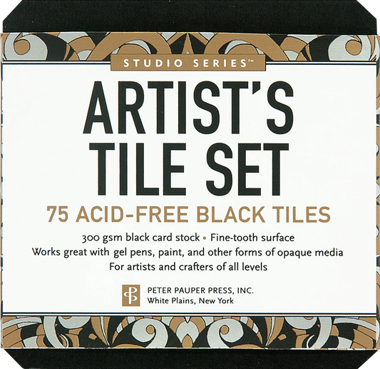 Studio Series Artist's Tile Set: Black