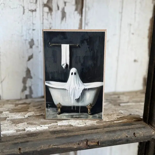 Bathtub Ghost Block 4 x 6"