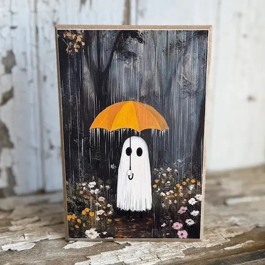 Rainy Ghost Block 4 x 16"
