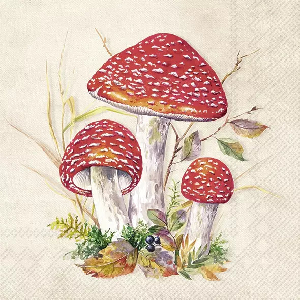 Toad Cream Cocktail Napkins