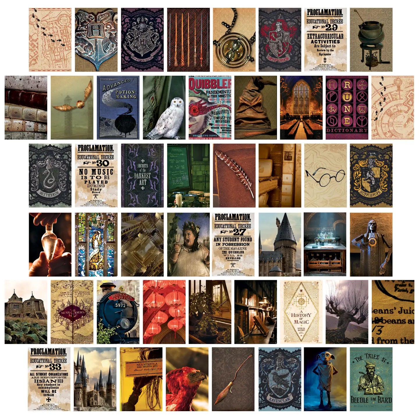 Harry Potter Hogwarts Wall Collage Kit