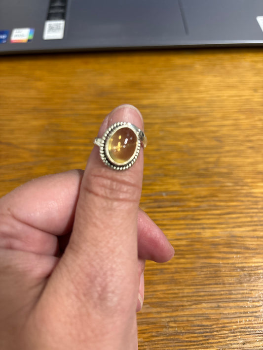 Citrine ring size 7