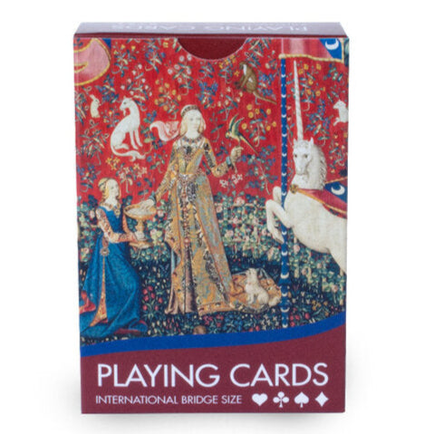 Tapestry Lady with the Unicorn Playing Cards