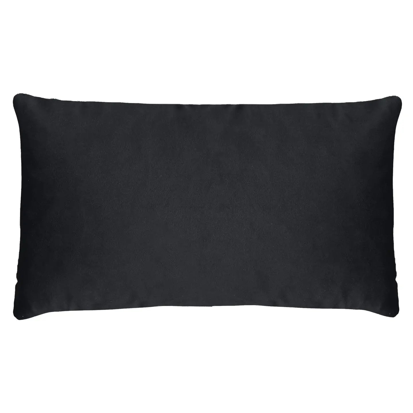 Gold Bee Rectangular Velvet Cushion Black