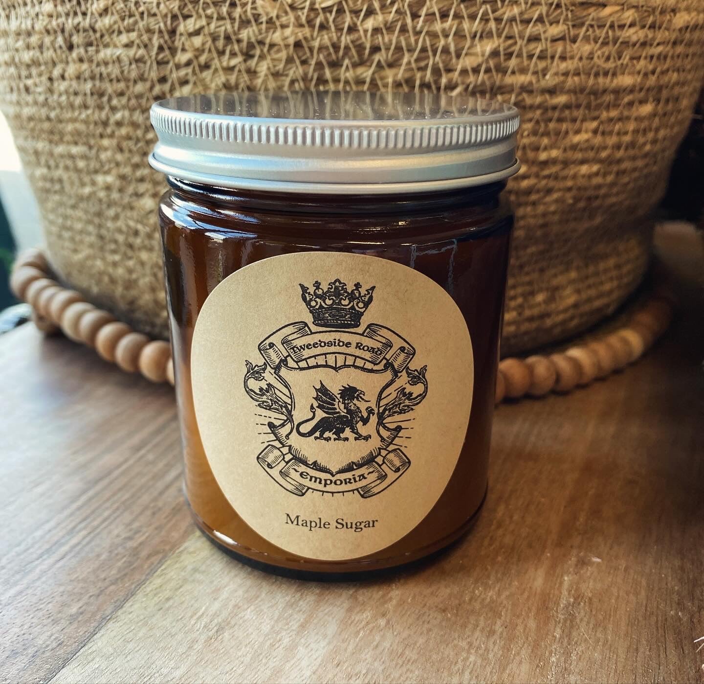 Tweedside Road / Emporia Candle Amber Jar