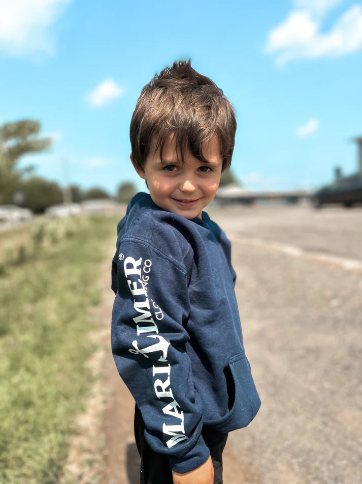 Maritimer Branded Minimalist Youth Hoodie