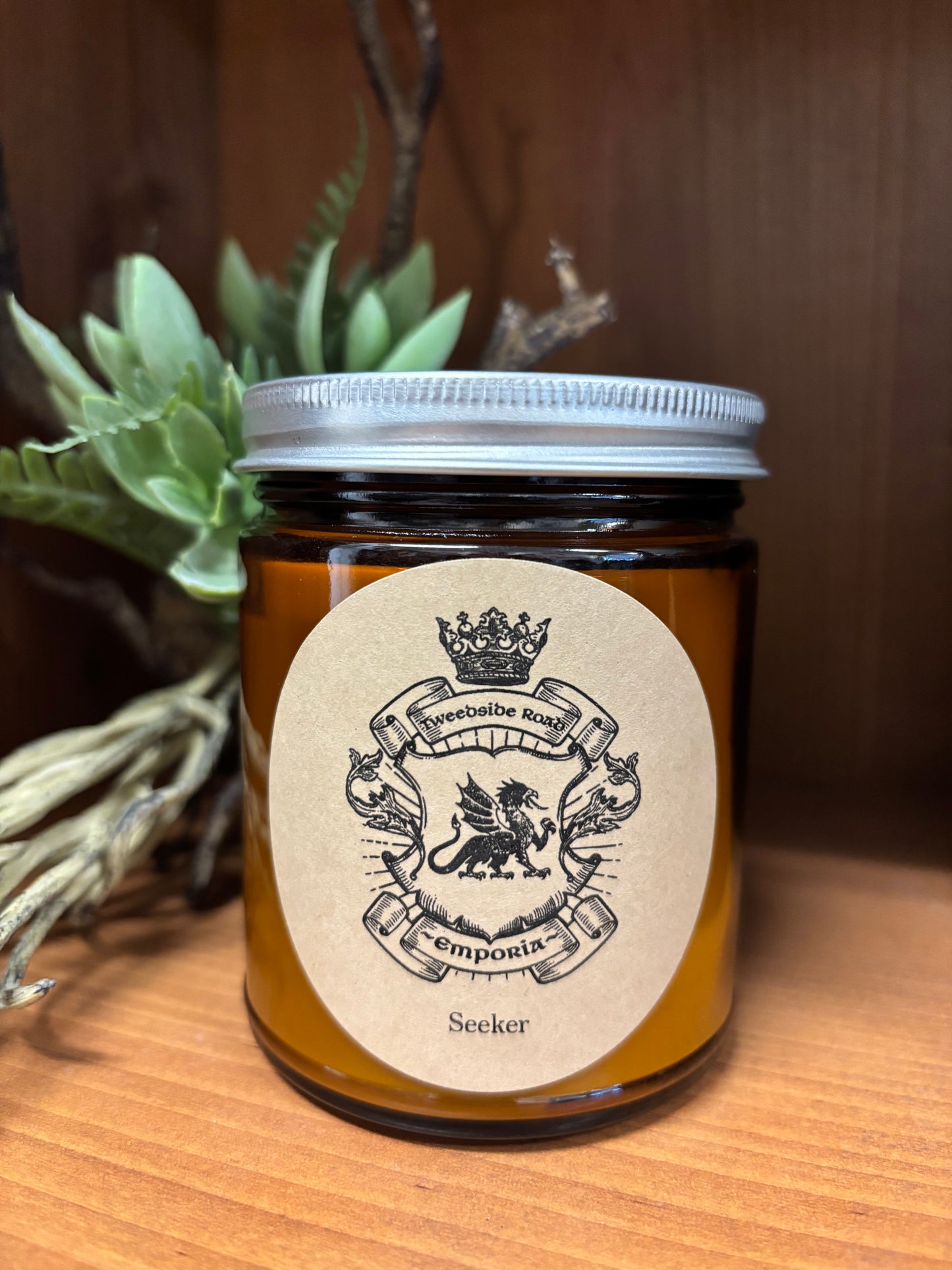 Tweedside Road / Emporia Candle Amber Jar