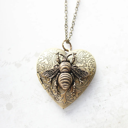 Heart with Bee Locket
