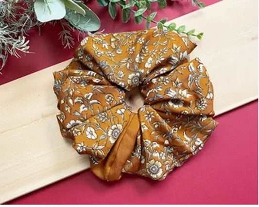 Vintage Recycled Silk Scrunchie