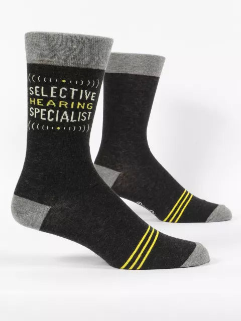 Men’s Crew Socks - Blue Q