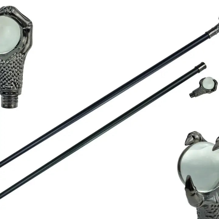 37″ Dragon Claw Waling Cane with Zinc Handle