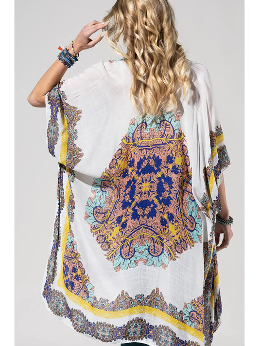 White Mandala Kimono