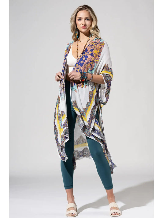 White Mandala Kimono