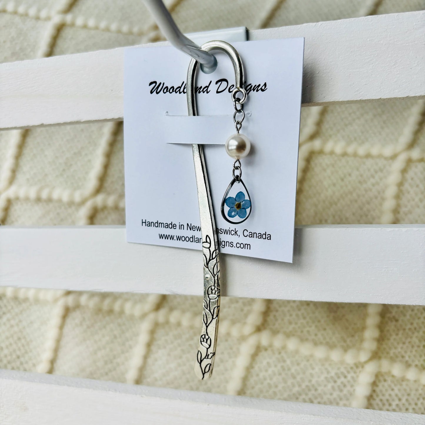 Forget-Me-Not Floral Bookmark