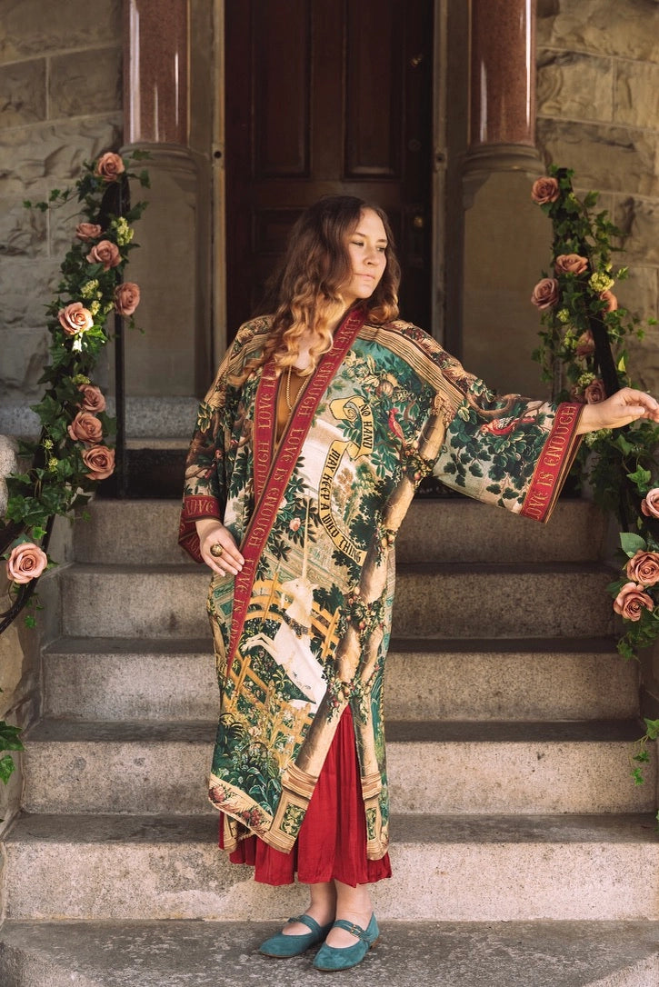 Wildheart with Florals, Unicorn & Castle Print by Market of Stars
