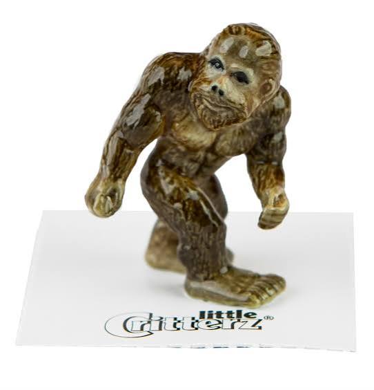 Cryptozoology Sasquatch "Bigfoot" Miniature Porcelain Figurine