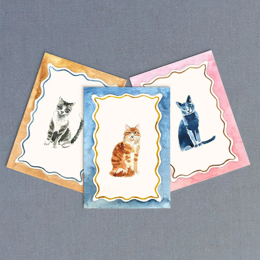 Mini Watercolour Painting Kit- Cats