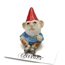 Gnome "Dal Elf" Miniature Porcelain Figurine