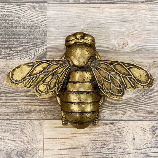 Gold Bee Wall Decor