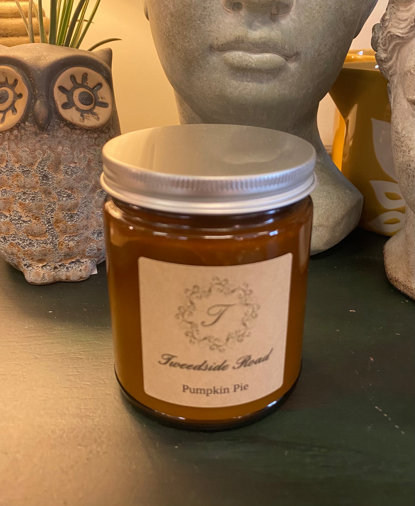 Tweedside Road Candle Amber Jar