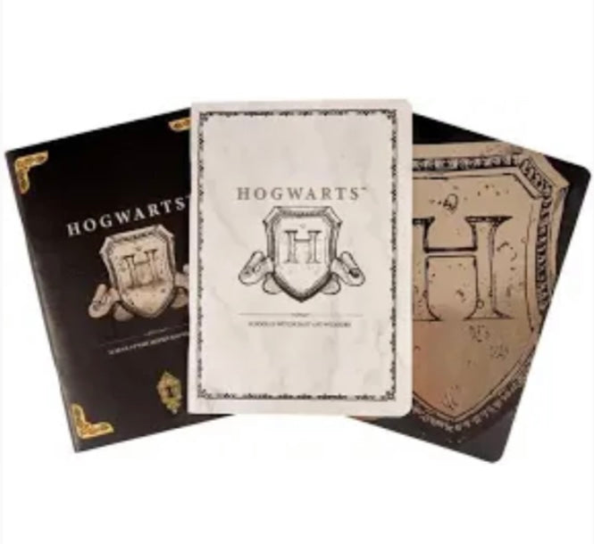 Harry Potter 3pk A6 Notebooks