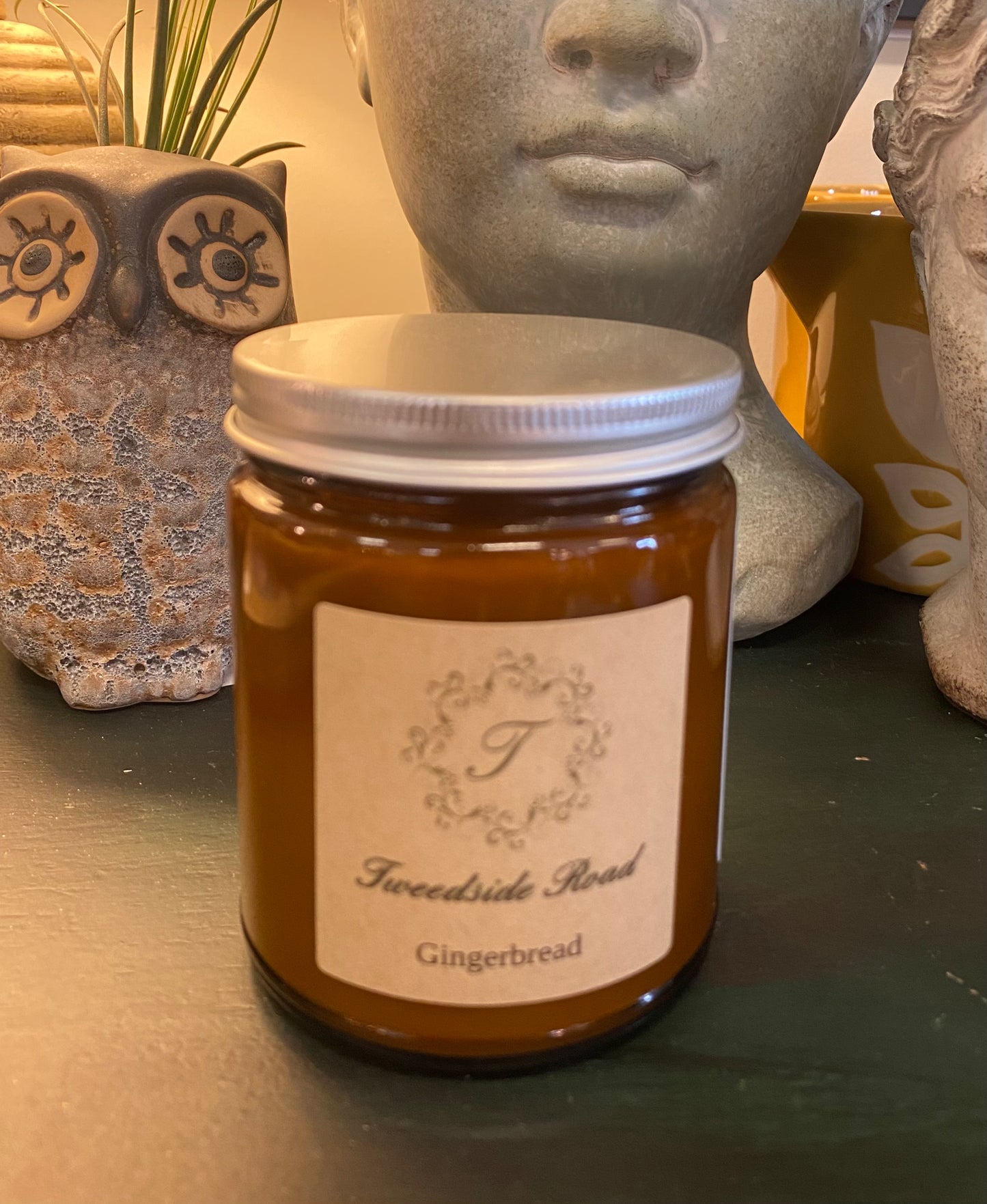 Tweedside Road Candle Amber Jar
