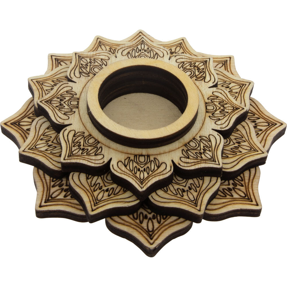 Mandala Crystal Ball Stand