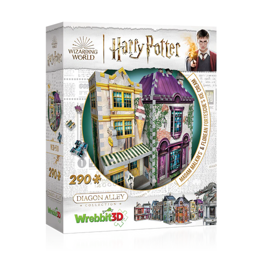 Madame Malkin's and Florean Fortescue's Ice Cream 3D Puzzle