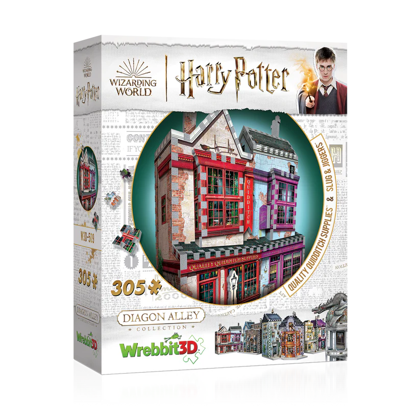 Quality Quidditch Supplies and Slug & Jiggers 3D Puzzle