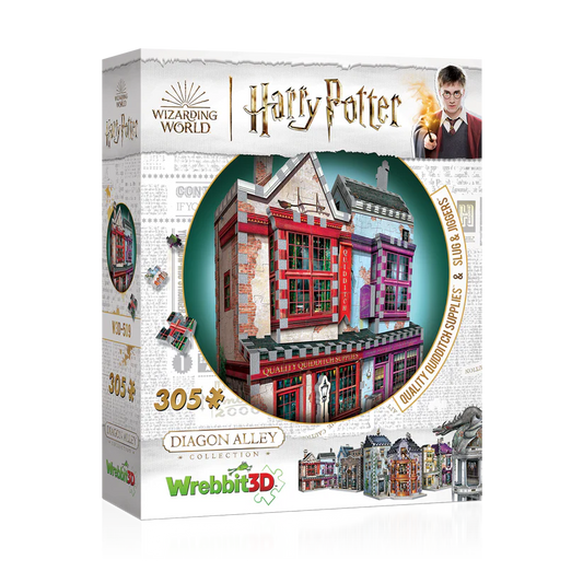 Quality Quidditch Supplies and Slug & Jiggers 3D Puzzle