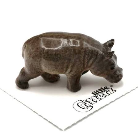 North American House Hippo "River" Miniature Porcelain Figurine