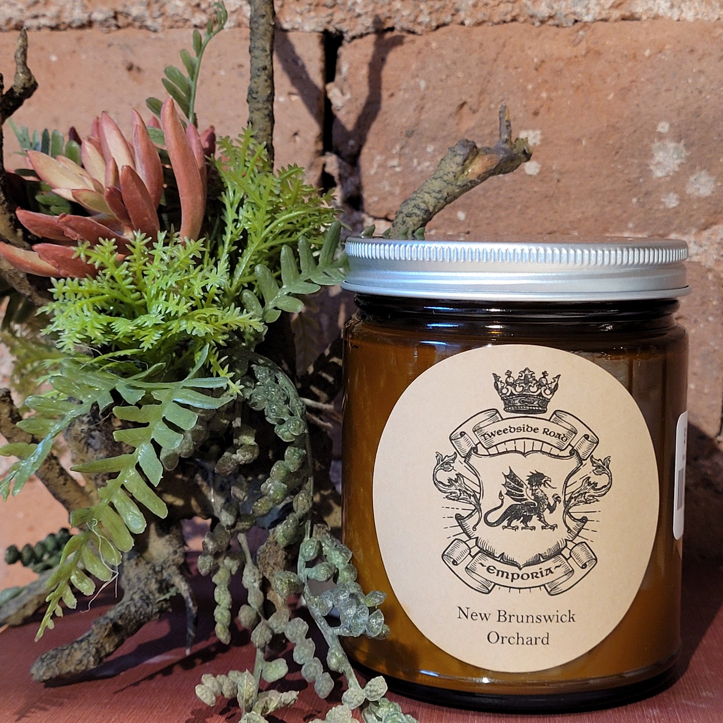 Tweedside Road / Emporia Candle Amber Jar