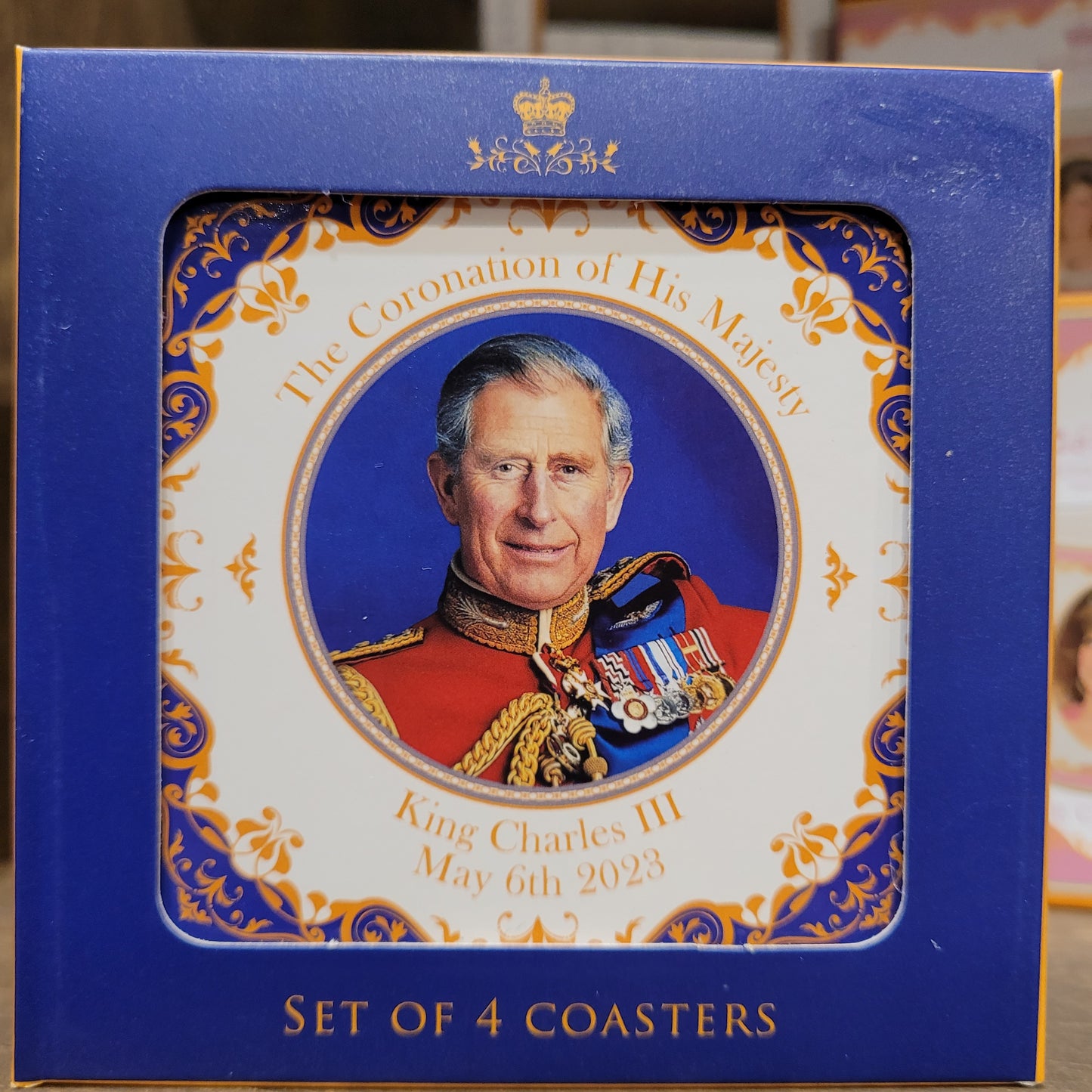King Charles III Coaster Set