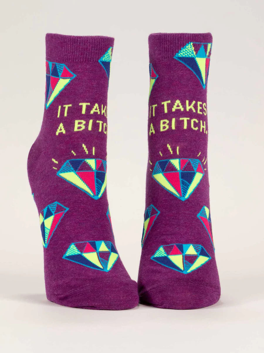 Women’s Ankle Socks - Blue Q